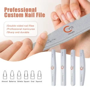 Promotional Half Moon Shape Sponge Nail Care File Nail Buffer