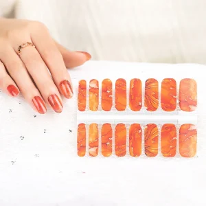 Promotional Nail Decoration Nail Art Wraps Fashional Glitter Nail Decals Stickers