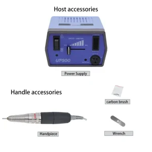 Purple UP200 Nail Drill 35000 RPM Precision Low Vibration Pedicure Nail Drill