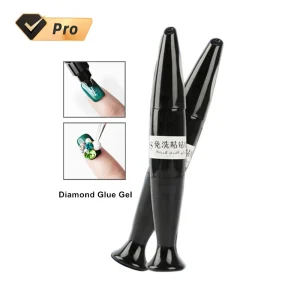 QSHY Custom Logo Private Label UV LED Nail Art Soak Off Decoration Rhinestone Diamond Crystal Sticky Glue Gel Pen