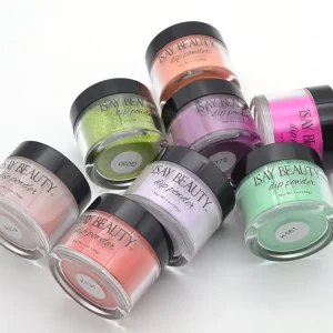 Quick Dry Super Shine Non Toxic Acrylic Dip Powder Kit 2oz 1oz Bulk 210 Colors Easy Soak Off CE Certified Customizable Colors