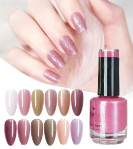 Quick Drying Nail Polish 15ml Durable air Drying Professional Regular Nail Polish Series Suitable for Beauty Care