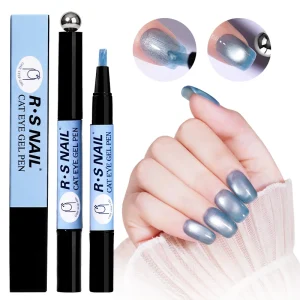 R S Nail 2g Cat Eye Gel Nail Polish Pen No Leak Soak Off Magnetic One Step Gel Nail Polish Pen