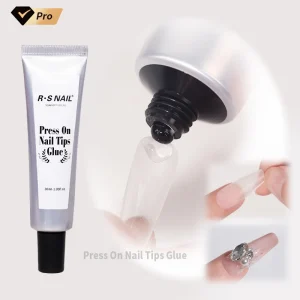 R S Nail Private Label 30g Press on Nail Gel Tips Glue Australia Msds Gel Polish Jewelry Decorations Nail Glue