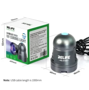 RELIFE RL 014A USB UV Glue Curing Lamp Portable Mobile Phone Repairing Tools Green Oil Heating Light For Smart Mobile Phone