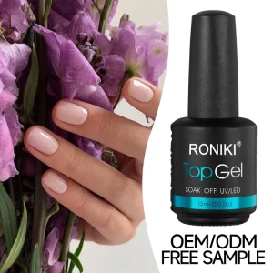 RONIKI Outdoor Waterproof Top Coat Anti Peeling Fashion Nail Sealing Gel