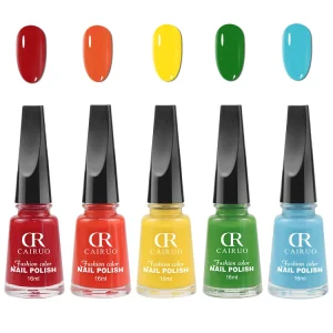 Rainbow Colors Nail Polish Air Dry Oily Nail Polish