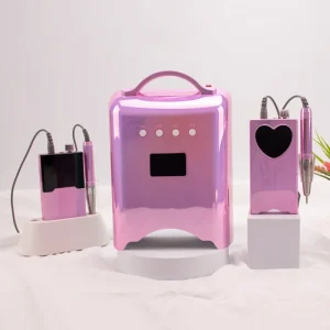 Rechargeable 78W UV Nail Lamp Brushless Drill Mirrored Base Reflect Plate