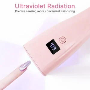Rechargeable Handheld UV Nail Lamp Fast Drying Gel Nail Polish Lamp for Manicure Salon