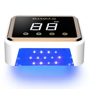 Rechargeable Nail Lamp with Rhinestones UV Light Included Rapid Curing for Nail Polish Sparkling Design Ideal