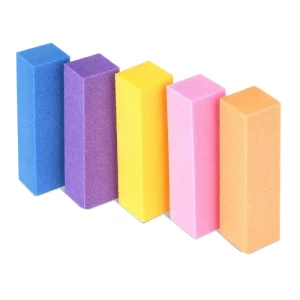 Rectangular Buffer Block Sand Surface Sponge Polished Nail File Blocks