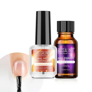 Rosalind Custom Logo Bottle UV Gel Polish Manicure Tools Non Acid Nail Prep Dehydrate and Bond Acrylic Super Primer for Nails Art