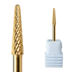 Round Portable Manicure Tools C Carbide Nail Drill Bit Set for Electric Nail Care Equipment
