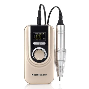 SN803 Order 5pcs Free logo Top Quality Professional Rechargeable Portable 35000RPM Nail Drill Machine Diamond for Nails