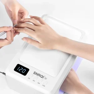 SNRQI Custom Trending UV Light Lamp for Nail Salon Equipment UV LED Nail Lamp Wide Opening 360 Degree Curing Nails UV Lamp