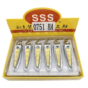 SSS0751BA Carbon Steel Nail Clippers with Diagonal Nail Clippers and Nail Clipping Manicure Furrow