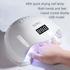 SUN5 36W Professional Nail Art Lamp High Power 365nm UV LED ABS Material 30s 60s 90s Timing Function Curing Gel Polish