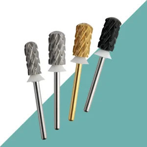 Safety Barrel Nail Drill Bits 3/32 Smooth Top Carbide Manicure Bit Remove Thick Gel Drills Accessories Supplier