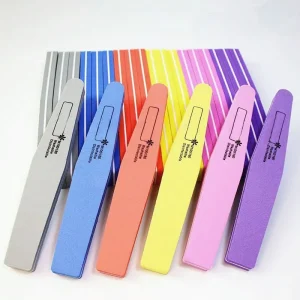 Sanding Sponge Nails Buffer 100/180 Grit Nail Art Files Washable Sponge Buffer Manicure Care Tool