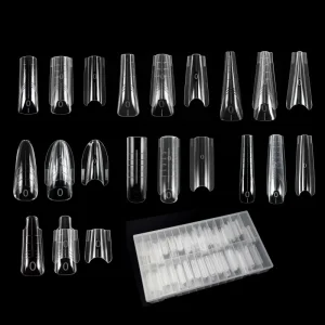 Sandwich Nail Forms Acrylic Nail Extension Tool Custom Logo Double Bottom And Top Dual Sandwich Dual Form Nail Tips