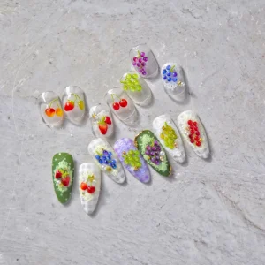 Self Adhesive Easy Paste No Glue Needed Multiple Patterns Available Jelly Embossed Nail Art Stickers for Manicure