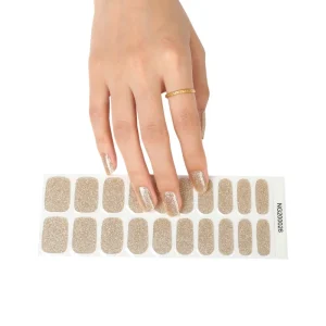 Semicured Gel Nail Sticker Need LED Lamp Gel Nail Wraps