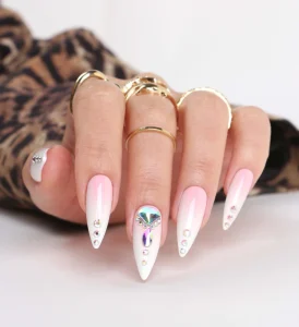 Senboma Best Press on Nails Stiletto False Nails Pre Glued Stick on Nails