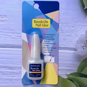 Set of 5 Fast Drying 3g Acrylic Nail Polish Glue Strong Clear Liquid for Nail Art Decoration Tools Nail Glue