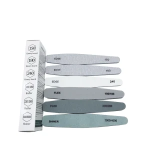 Set of 6pcs Nail Files and Buffer Set With Packing Box Manicure Set