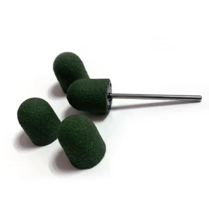 Shanghai Beauty Salon Nail Foot Care Podological Green Sanding Caps For Drill Accessories