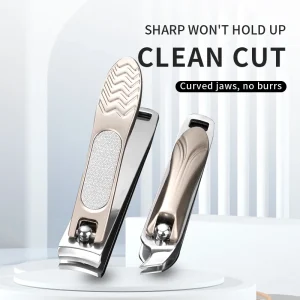Sharpening Baby Nail Clippers Set Finger Toe Manicure Tool Curved Stainless Steel Wide Jaw Opening Silver Black Nail Cutter