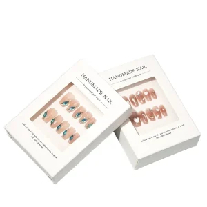 Shengcan Wearable Press on Nails Packaging Drawer Box with Transparent Window Gift Paper Box