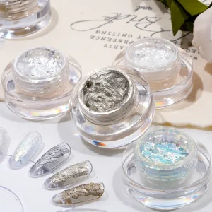 Shinny Opal Cream Powder Sparkly Gradient Sequins Nail Art Aurora Opa Glitter Brocade Powder