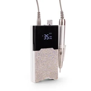 Shiny Crystal Diamond 35000RPM Brushless Motor Cordless Charging Beauty Personal Care Portable Nails Drill Machine