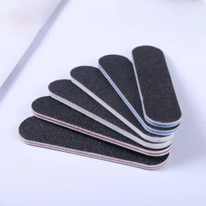 Short Mini Black Nail Buffer Grinding Strip for Manicure