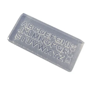 Silicone Nail Carving Mold English Letters Mould Stamping Design Gel Stencils DIY Manicure Accessory Tools