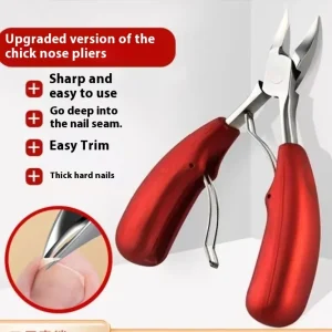 Single Person Steel Toenail Trimmer Oblique Mouth Chick Nose Pliers Home Care Nail Groove Clippers for Fingers Toes Beauty Type