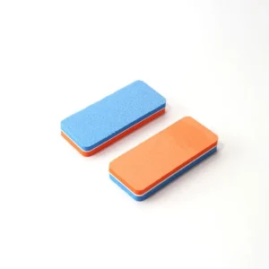 Small 8.8*3.7*1.2CM Dual Sided Sponge Nail File 100 180 100 100 180 180 180 240 Grit Custom Logo and Size Flexible Nail Buffer