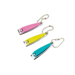 Small Manicure Nail Clipper Nail Cutter With File With Chain