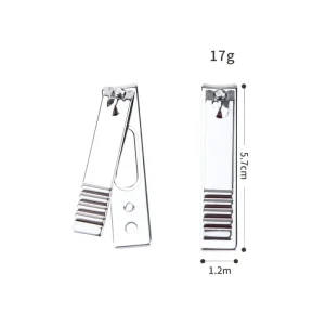 Small Portable Carbon Steel Nail Clipper Non Slip Handle Smooth Fine Cutting Cute for Nail Care Finger Toe HONGSTARS