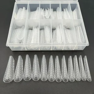 Snake Models Upper Forms Extensions Capsule Molds Reusable Dual Nail Tips
