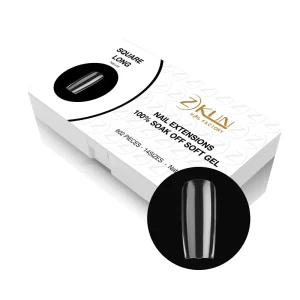 Soft Gel Nail Tips Manufacturer GEL X High Quality Tips 00-9 Clearly Nail Tip 14 Sizes 600pcs Box Natural Long Square