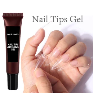 Soft Nail Tip Gel Glue 20g OEM Private Label Nail Polish Glue Adhesive Gel
