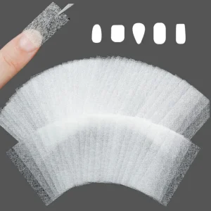 Soft Nails Extension Tools Fiber Paper for Nail Art 10 Pcs bag Non Woven Fabric Extended Fiber Pads Nail Salon Supplies