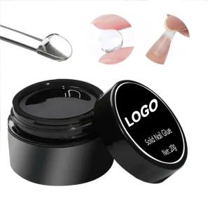 Solid French Nail Tip UV Gel Non-Sticky Adhesive Non-Toxic Vegan Formula Long Lasting for Salon & DIY Use
