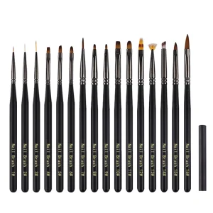 Source Factory Japanese style Nail Art Brushes Painting and Lining Brushes Gel Nail Art Brushes