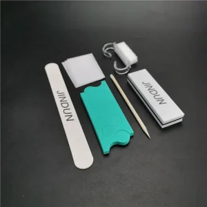 Spa Liner Brushes Nail Files Shining Buffers Wood Mini Buffer Sets Disposable Nail Set Custom Logo Nail Kit