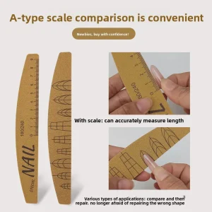 Sponge Double Sided Coarse & Fine Grit Sanding Nail File 100 180 Professional Nail Buffer File