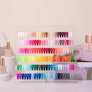 Spot Goods Solid Color Glossy Nail Polish Color Mixed Color Good Levelling Polish Nail Supplies