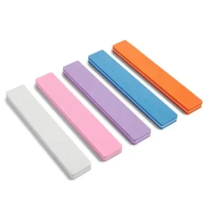 Square Nail Buffer 80/100/120/150/180/240 Grit Mixed Colors Grey Pink Purple Blue Orange Large Sponge Nail File Rectangle